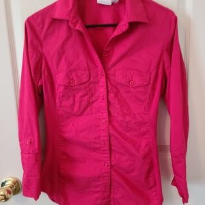 Pink Button Up